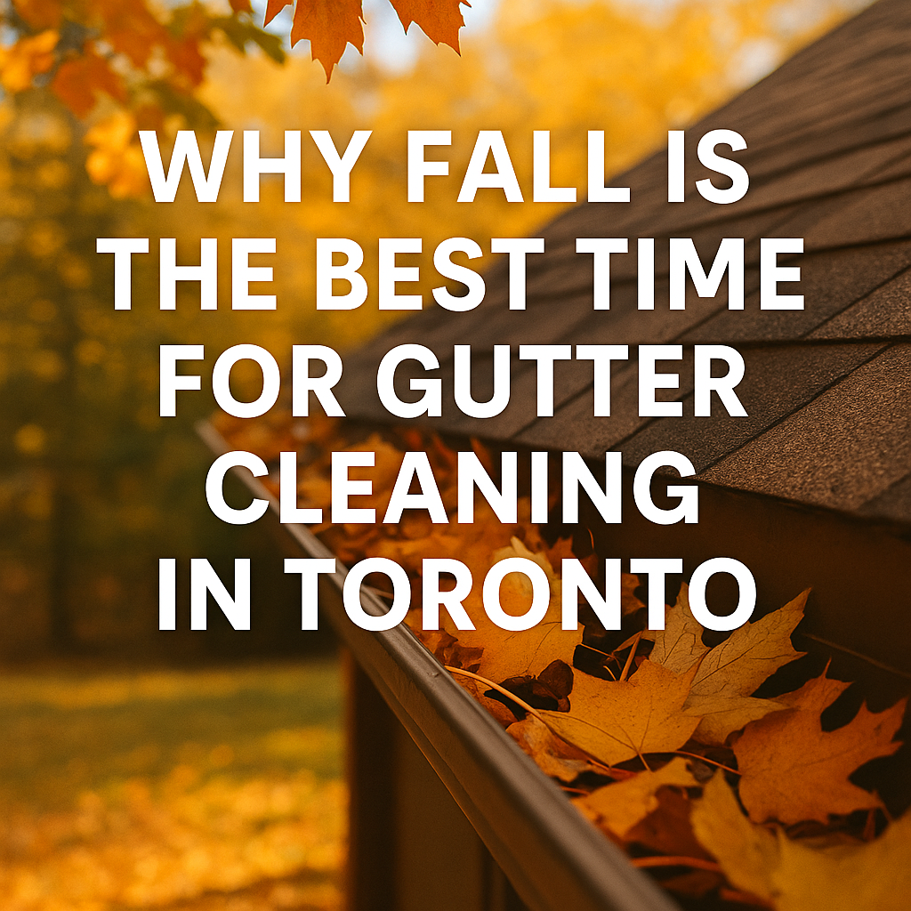 Why Fall is the Best Time for Gutter Cleaning in Toronto